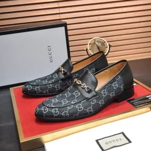 GUCCI JORDAAN GG LOAFER IN BLUE – LDG22